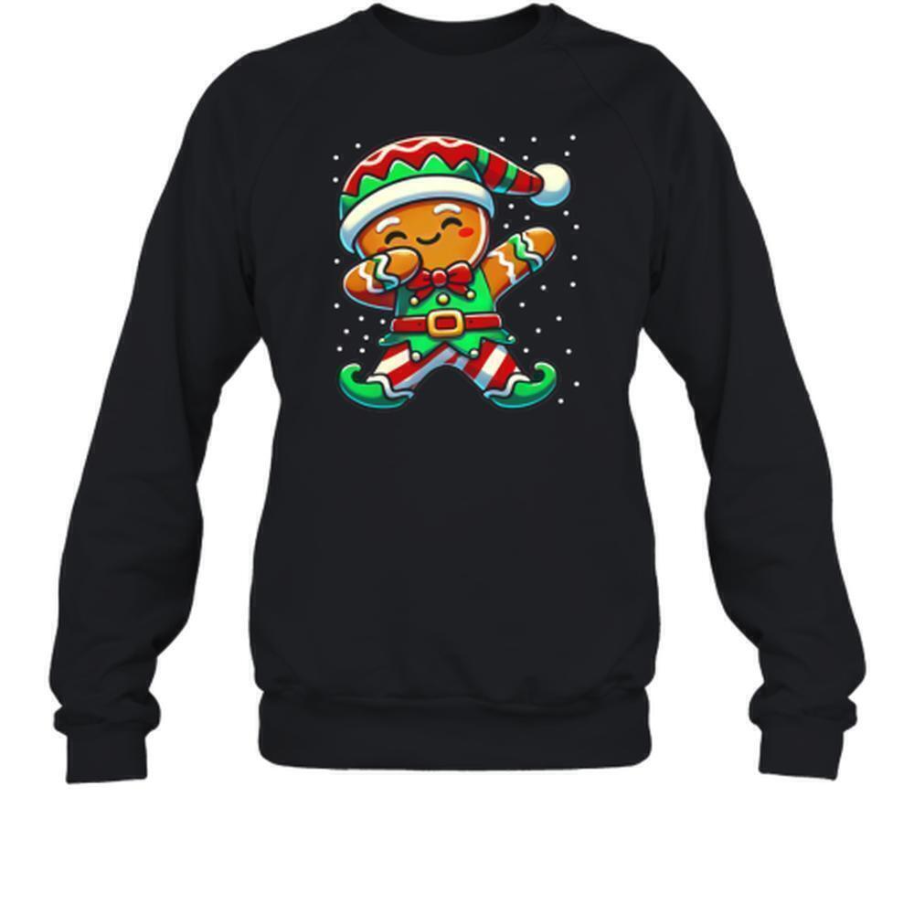 Christmas Gingerbread Man Elf Funny Holiday Baker Lover Gift Sweatshirt